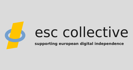 Logotype of Esc Collective - supporting European digital independence